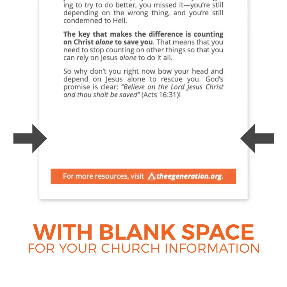 Heaven Tract blank galery