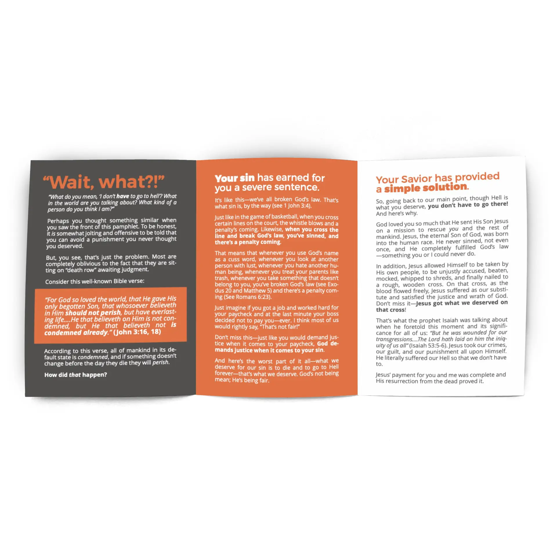 Heaven Tract Inside mockup